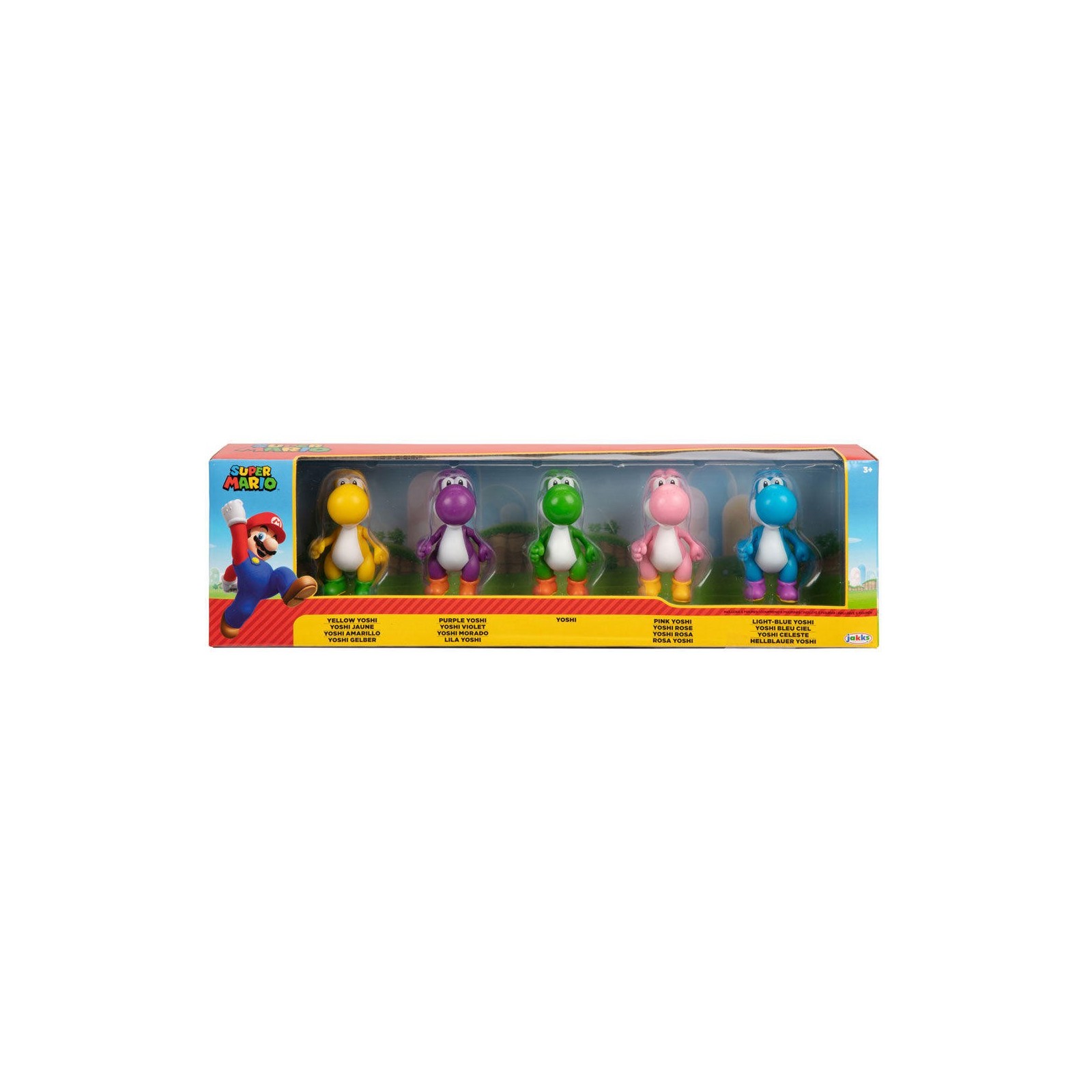 Blister 5 Figuras Yoshi Super Mario Bros 6,5Cm