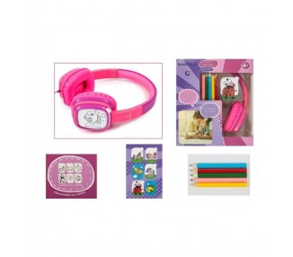 Auriculares Infantiles con Ficha para colorear Kids 2