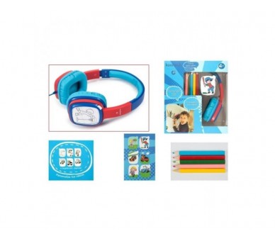 Auriculares Infantiles con Ficha para colorear Kids 3