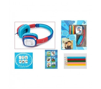 Auriculares Infantiles con Ficha para colorear Kids 3