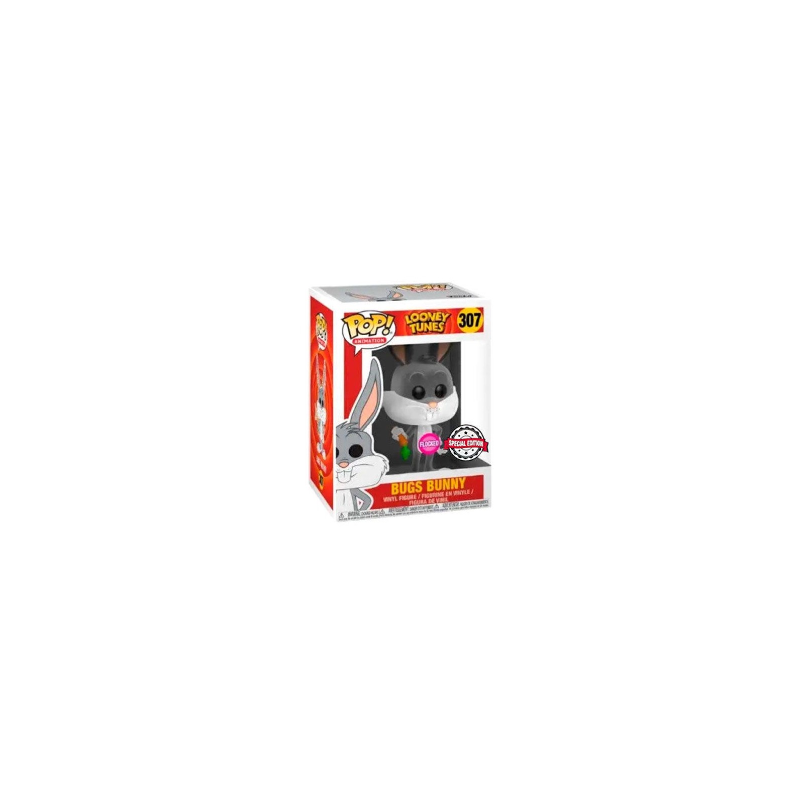 Figura Pop Looney Tunes Bugs Bunny Flocked Exclusive