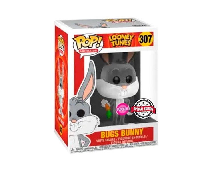 Figura Pop Looney Tunes Bugs Bunny Flocked Exclusive