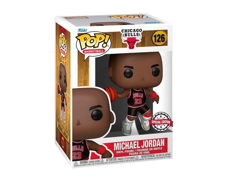 Figura Pop Nba Chicago Bulls Michael Jordan With Jordans Exc