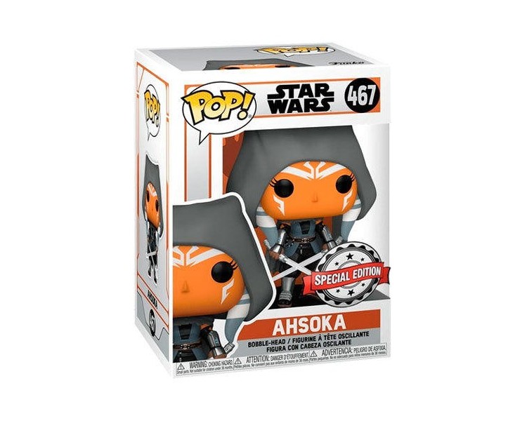 Figura Pop Star Wars The Mandalorian Ahsoka Hooded E