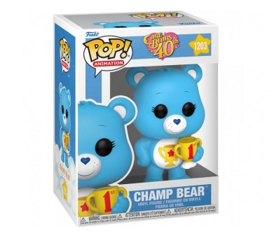 Figura Pop Care Bears 40Th Anniversary Champ Bear