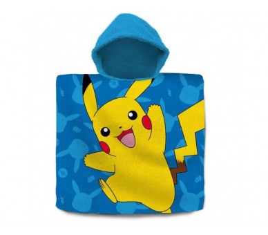 Poncho Toalla Pokemon Algodon