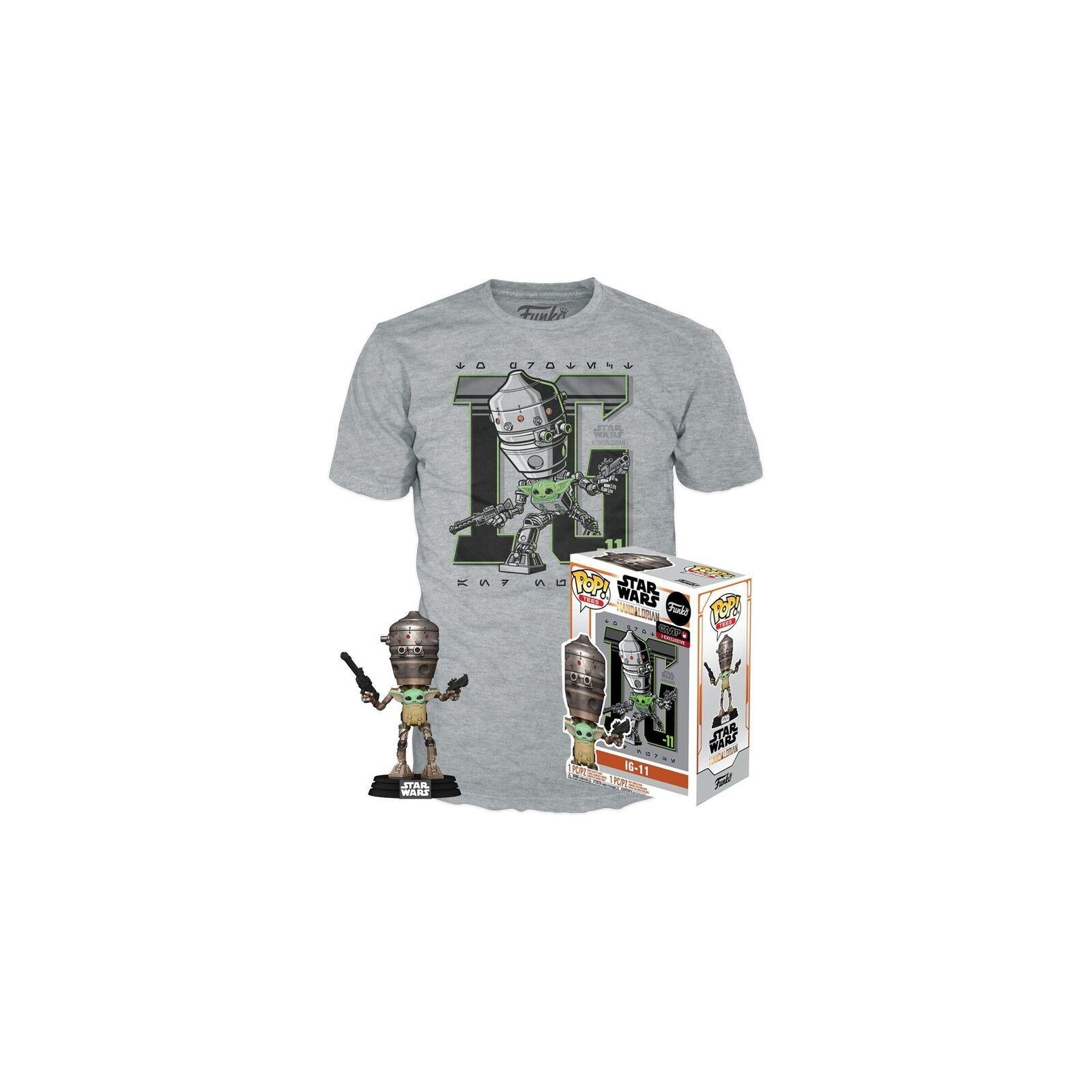 Set Figura Pop & Tee Star Wars Ig-11 With The Child Exclusiv