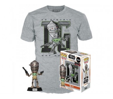 Set Figura Pop & Tee Star Wars Ig-11 With The Child Exclusiv