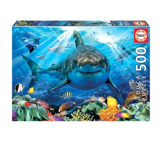 Puzzle Gran Tiburon Blanco 500Pzs