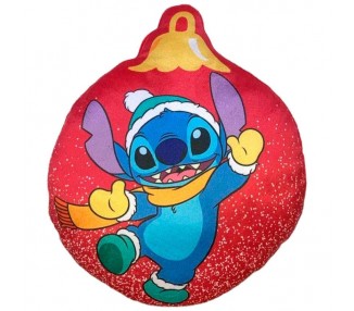 Cojin 3D Stitch Navidad Disney