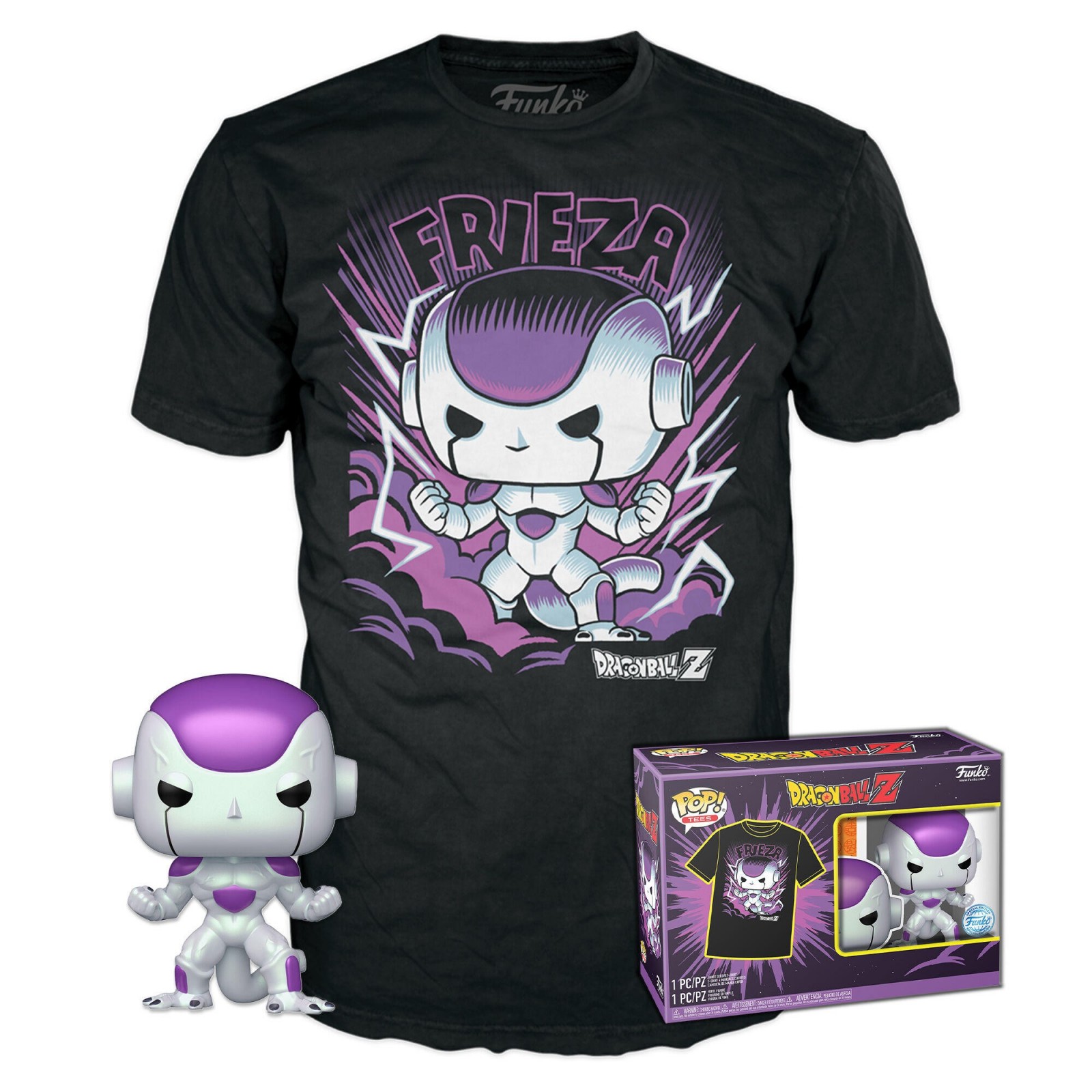 Set Figura Pop & Tee Dragon Ball Frieza Exclusive