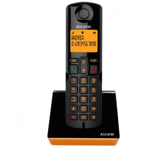 Teléfono Fijo Alcatel Dec S280 Black+Orange