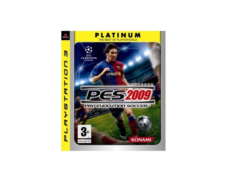 Pro Evolution Soccer 2009 Plat Ps3 Version Importación