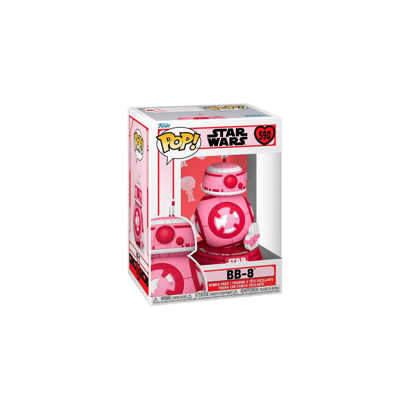 Figura Pop Star Wars Valentines Bb-8