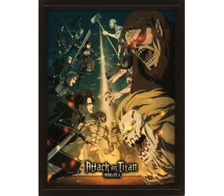 Poster 3D Attack On Titan Season 4