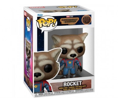 Figura Pop Marvel Guardianes De La Galaxia Rocket