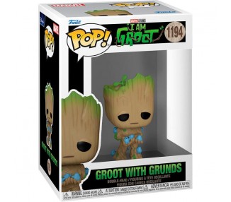 Figura Pop Marvel I Am Groot Groot With Grunds