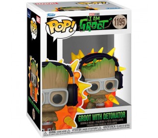 Figura Pop Marvel I Am Groot Groot With Detonator