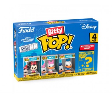 Blister 4 Figuras Bitty Pop Disney Minnie