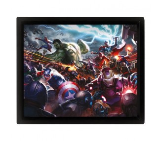 Poster 3D Heroes Assault - Marvel