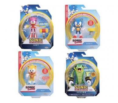 Pack 6 Figuras Serie 10 Sonic The Hedgehog 10Cm Surtido