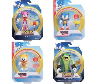 Pack 6 Figuras Serie 10 Sonic The Hedgehog 10Cm Surtido