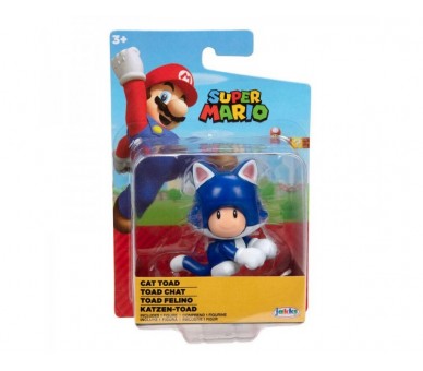 Figura Toad Felino Super Mario Nintendo 6,5Cm