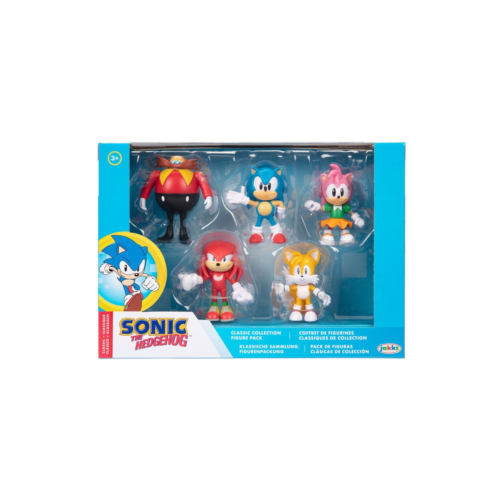 Blister 5 Figuras Sonic The Hedgehog  6Cm