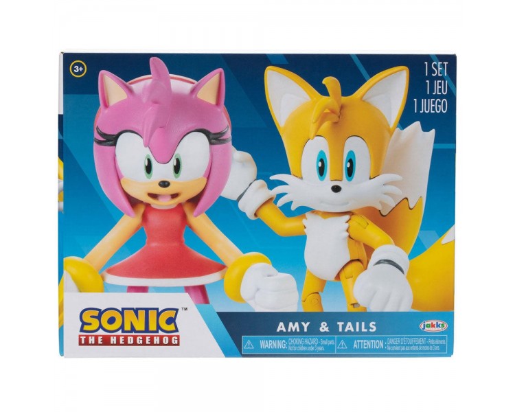 Set Figuras Tails & Modern Army Sonic The Hedgehog 10Cm