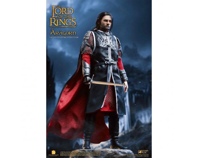 Figura Real Master Aragorn Deluxe Version El Señor De Los An