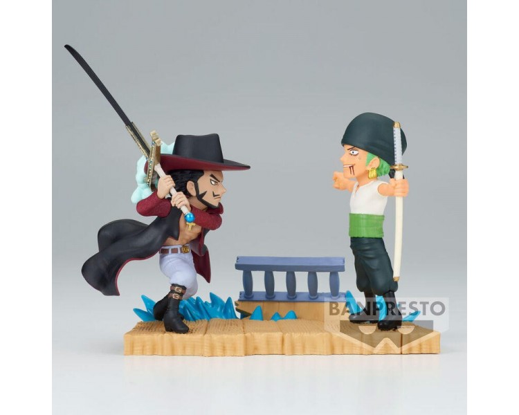 Figura Roronoa Zoro Vs Dracule Mihawk Log Stories One Piece