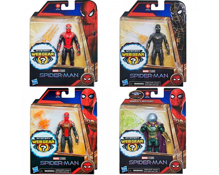 Figura Spiderman Marvel 15Cm Surtido 8 Unidades