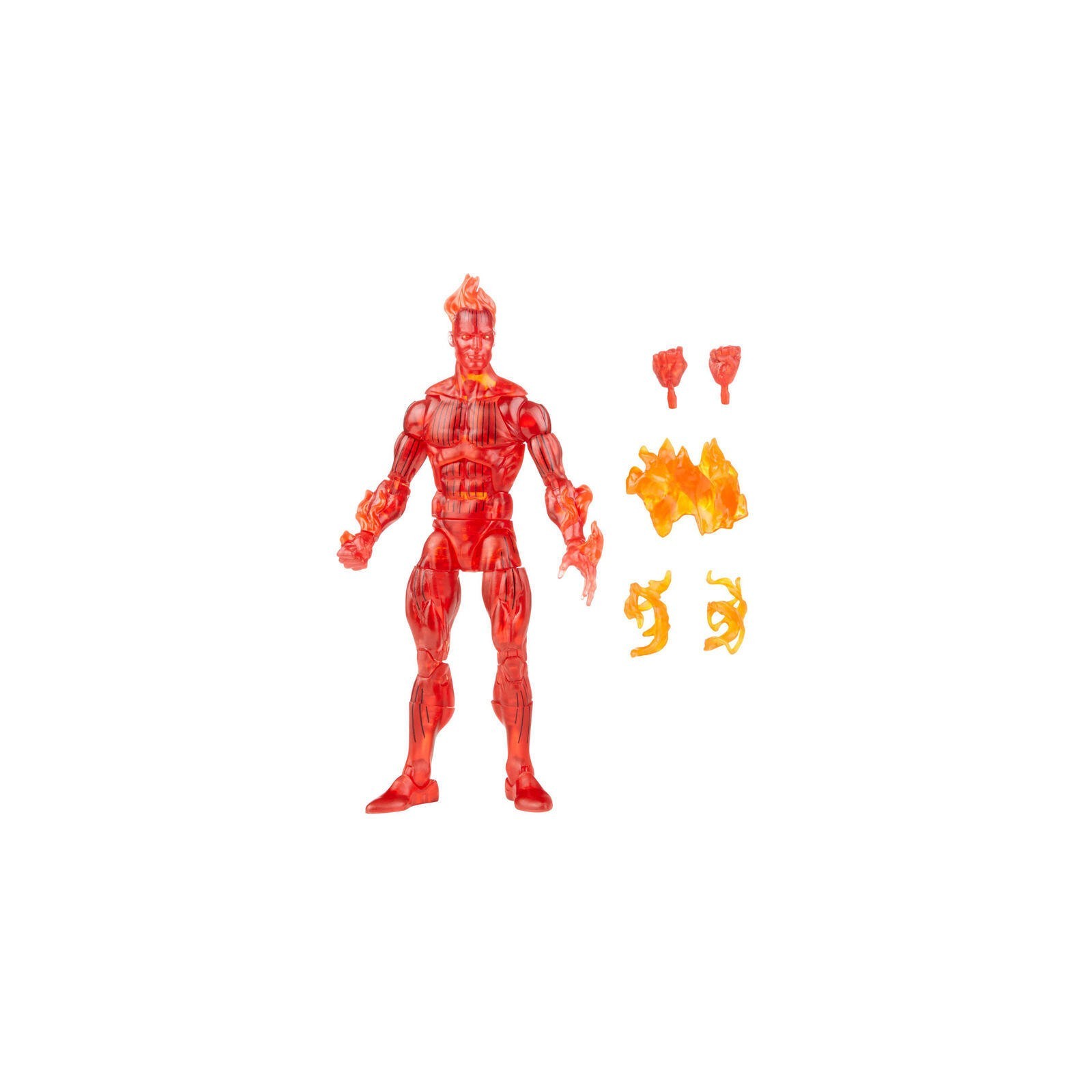 Figura La Antorcha Humana 4 Fantasticos Marvel Vintage 15Cm