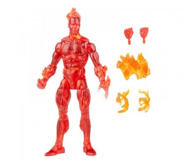 Figura La Antorcha Humana 4 Fantasticos Marvel Vintage 15Cm