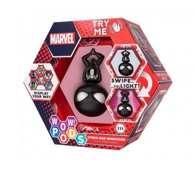 Figura Led Wow! Pod Spiderman Monochrome Marvel