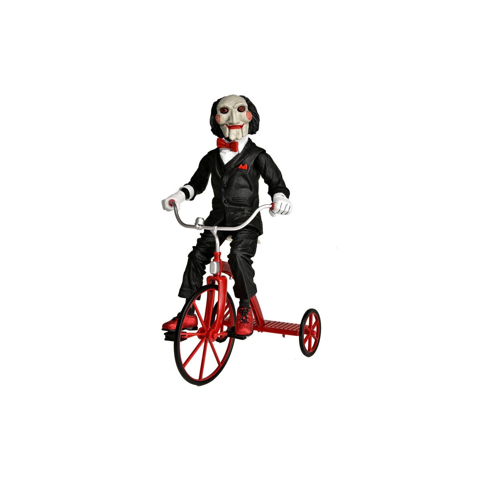 Figura Billy The Puppet Triciclo Saw Con Sonido 33Cm