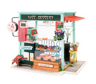 Puzzle 3D Casa Miniatura Ice Cream Station