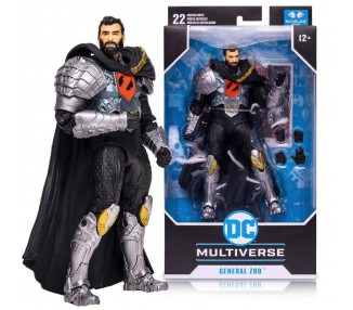 Figura General Zod Multiverse Dc Comics 18Cm