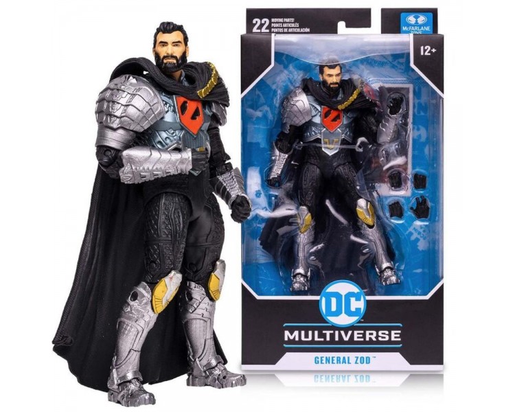 Figura General Zod Multiverse Dc Comics 18Cm