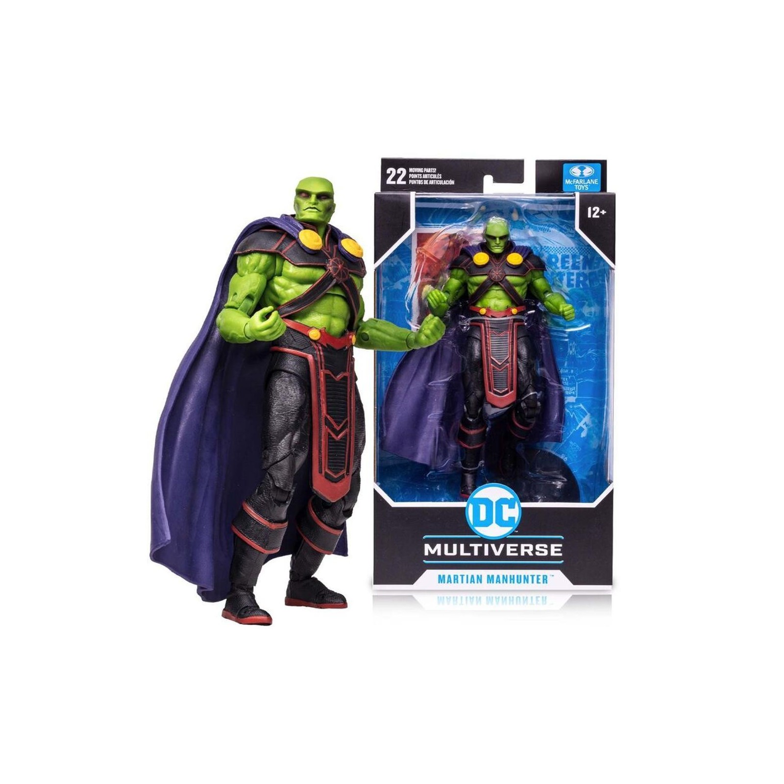 Figura Martian Manhunter Multiverse Dc Comics 18Cm