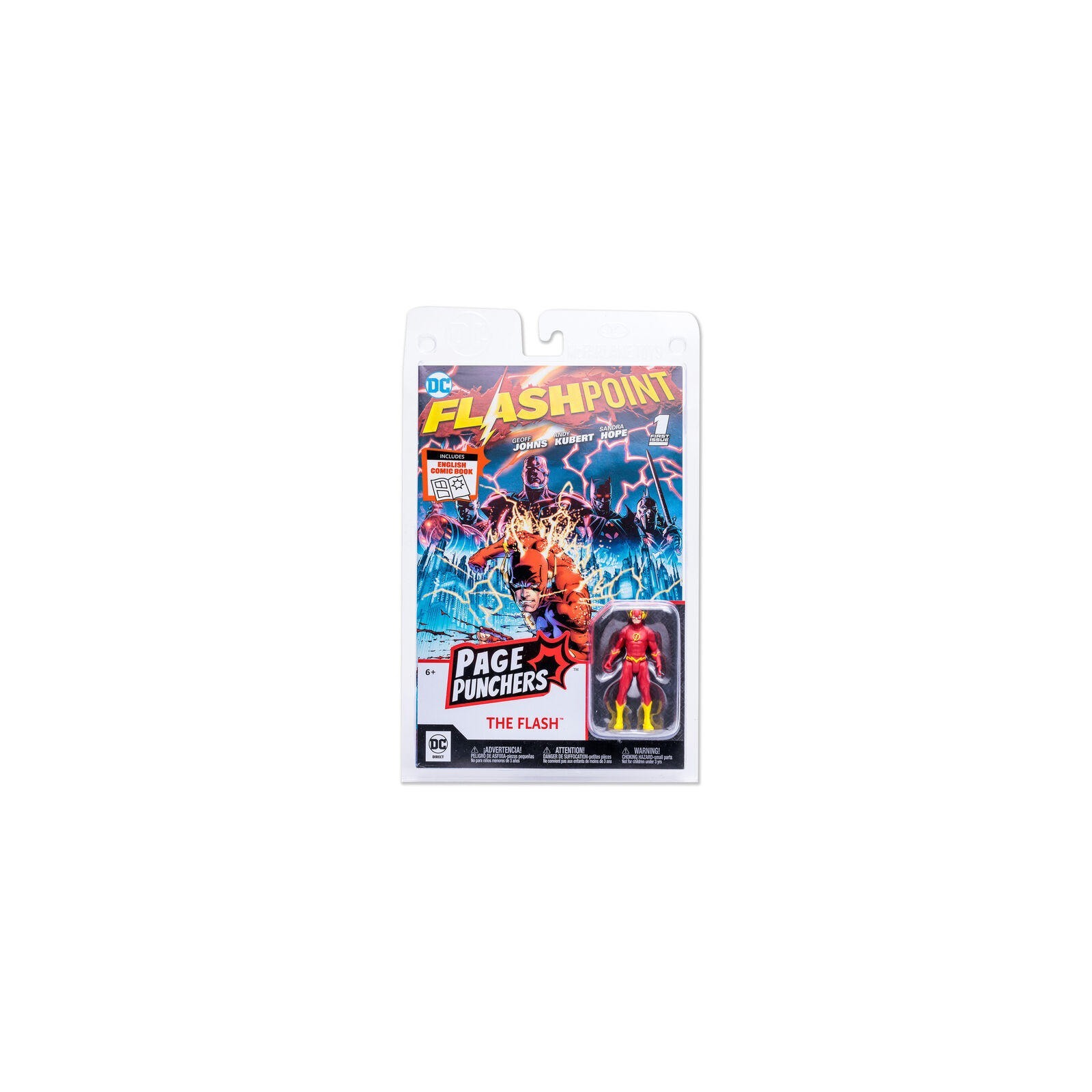 Figura The Flash + Comic Flashpoint Dc Comics 7Cm