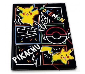 Carpeta A4 Pikachu Pokemon Solapas