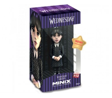 Figura Minix Miercoles Addams Wednesday 12Cm
