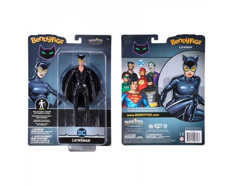 Figura Maleable Bendyfigs Catwoman Dc Comics 19Cm