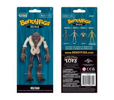 Figura Malebale Bendyfigs El Hombre Lobo Universal Monster 1