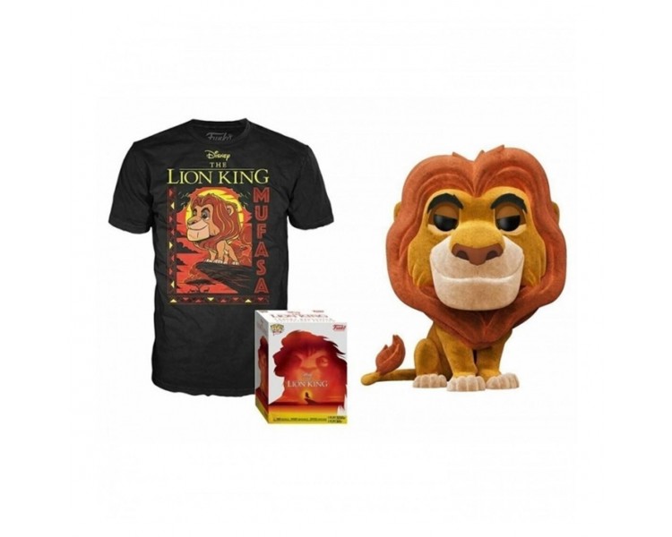 Set Figura Pop & Tee Disney El Rey Leon Mufasa