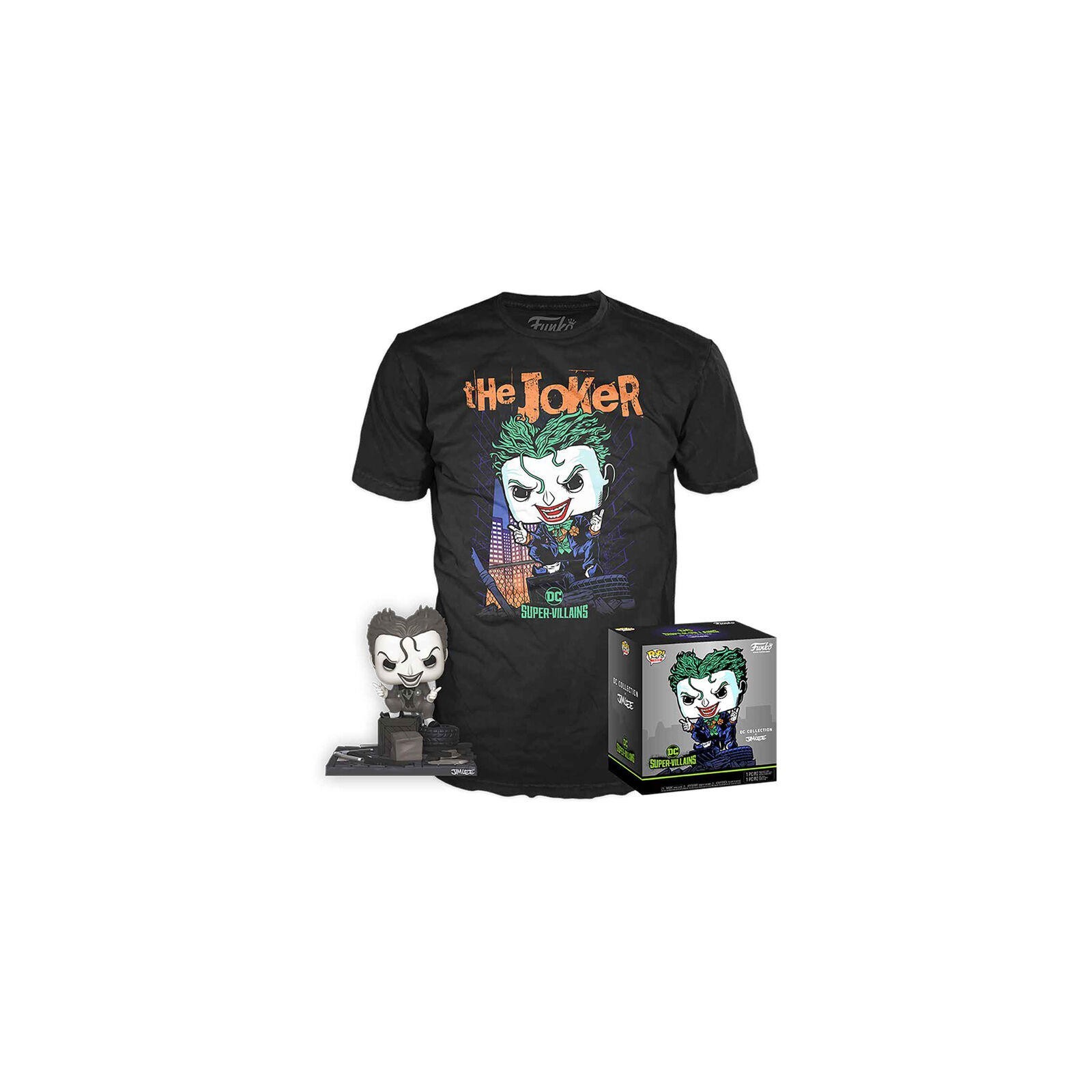 Set Figura Pop & Tee Dc Comics Jim Lee Joker