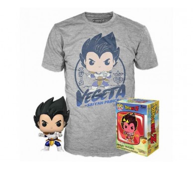 Set Figura Pop & Tee Dragon Ball Z Vegeta