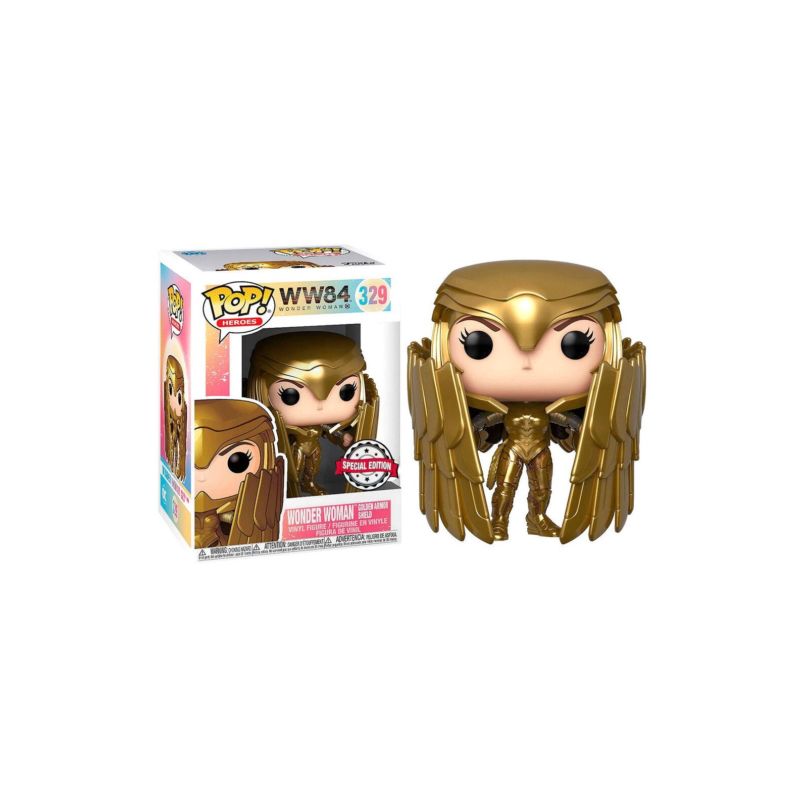 Figura Pop Dc Comics Wonder Woman 84 Wonder Woman Gold Shi