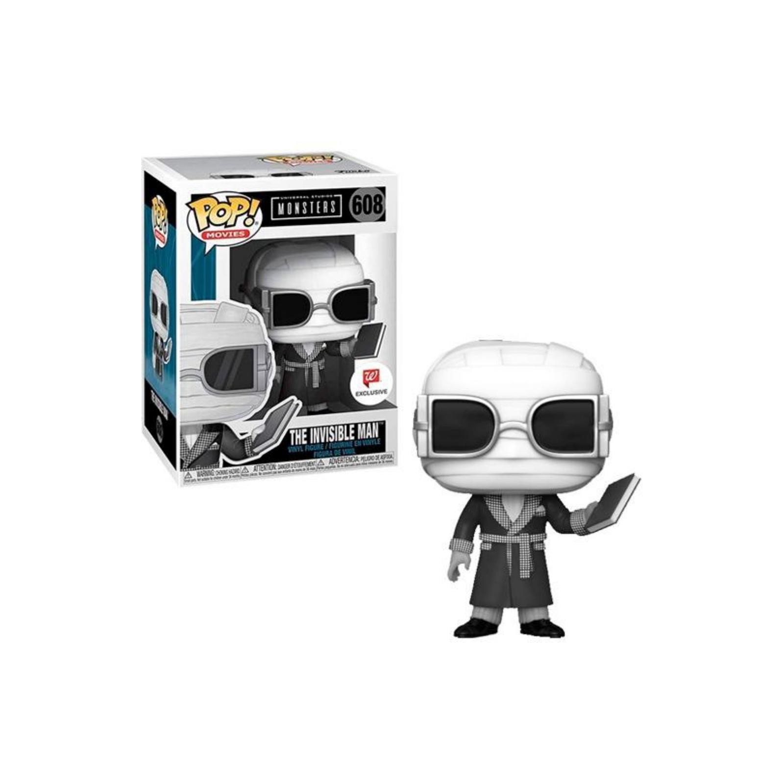 Figura Pop Universal Monsters Invisible Man Black And White